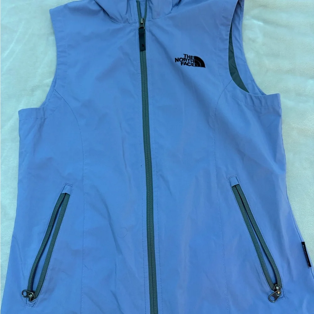 The North Face Gray Hooded Vest - Picture 4 of 5